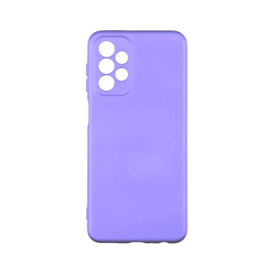 Silicone Case with Camera Shield for Samsung Galaxy A23 4g Purple